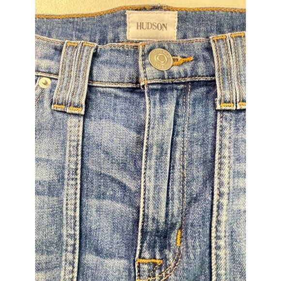 Hudson Weekender Step Hem Denim Mini Skirt size 25 - Picture 4 of 8